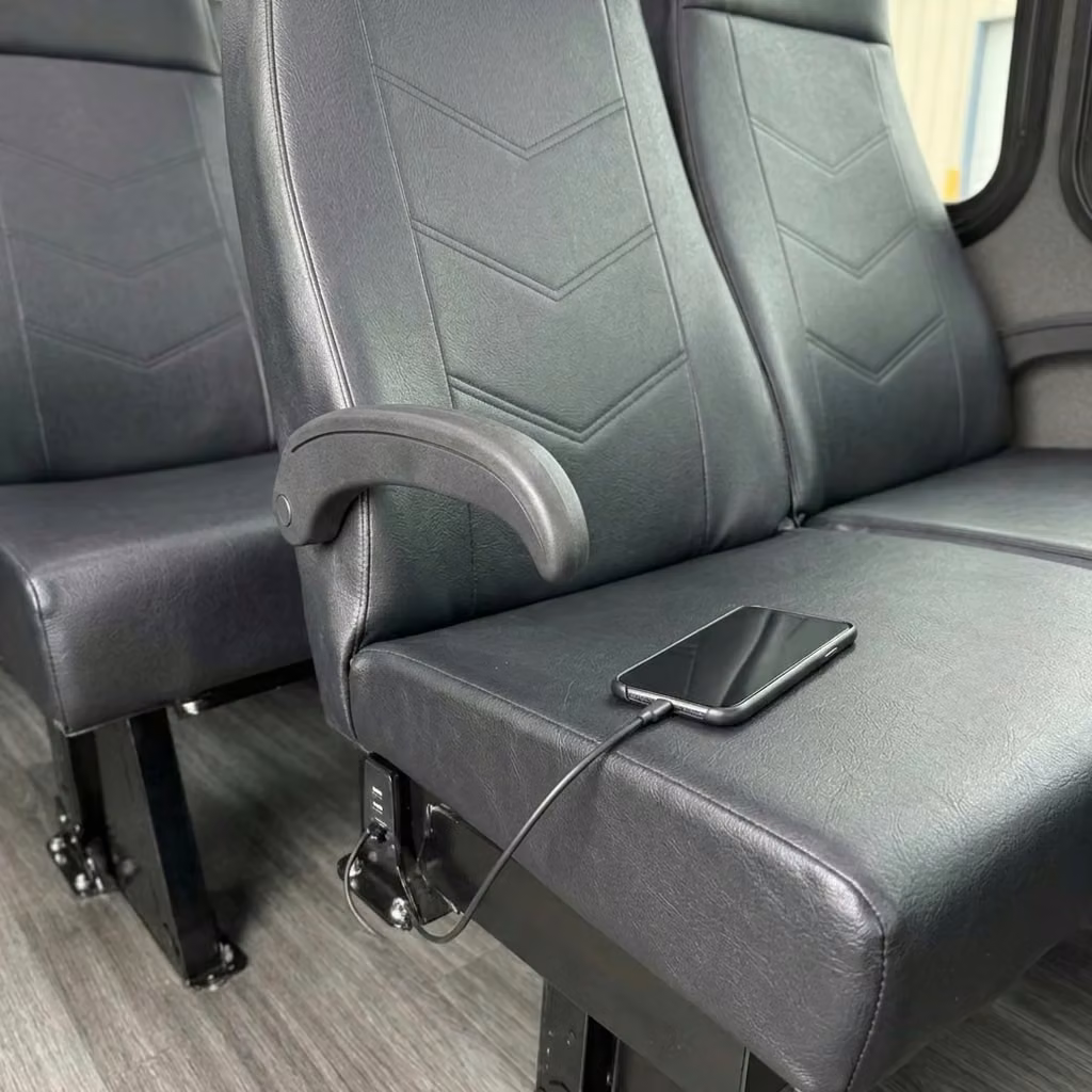 estero 15 passenger minibus usb charging