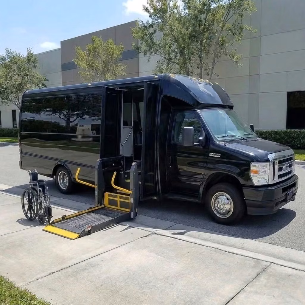 estero 18 passenger minibus wheelchair lift