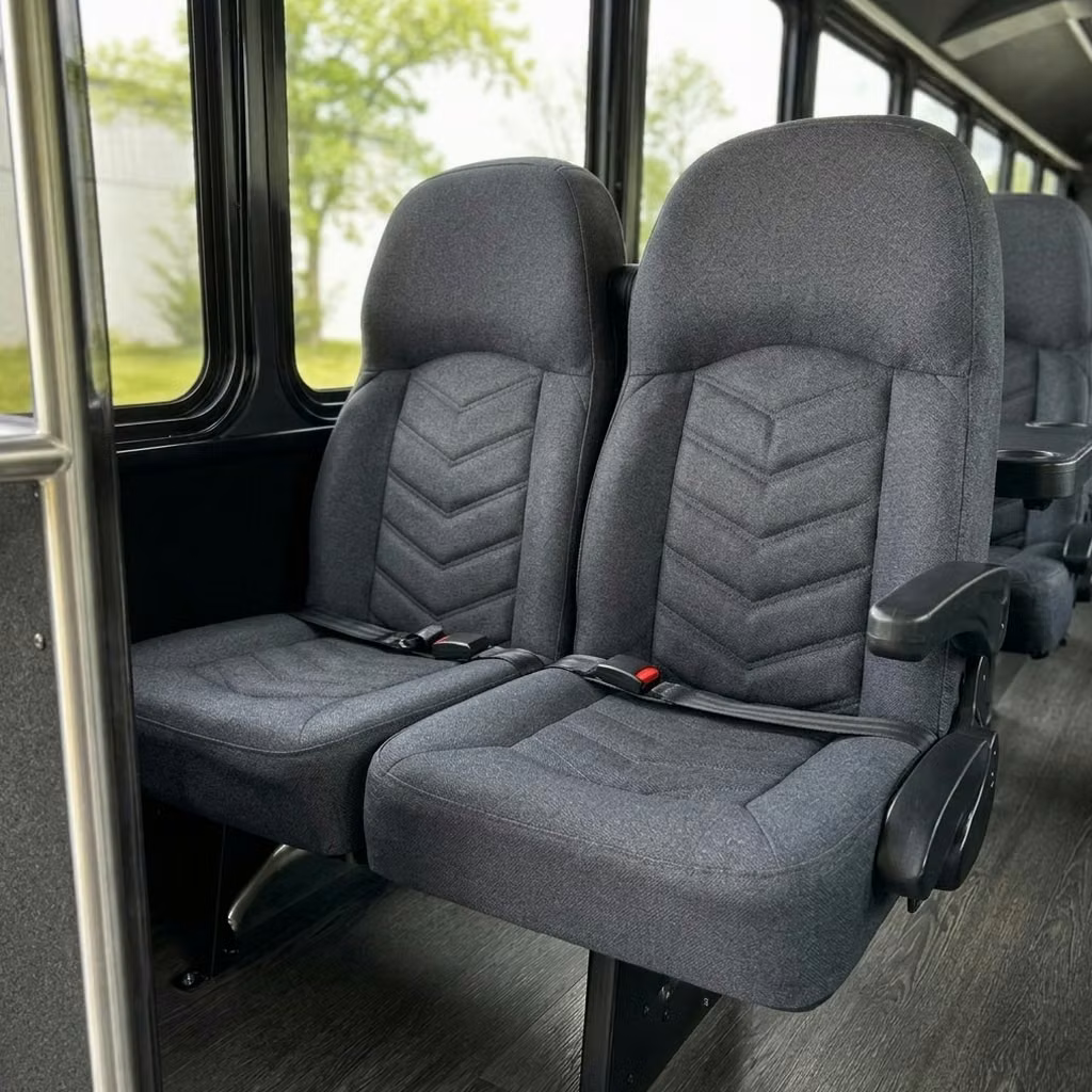 estero 25 passenger minibus high back seats