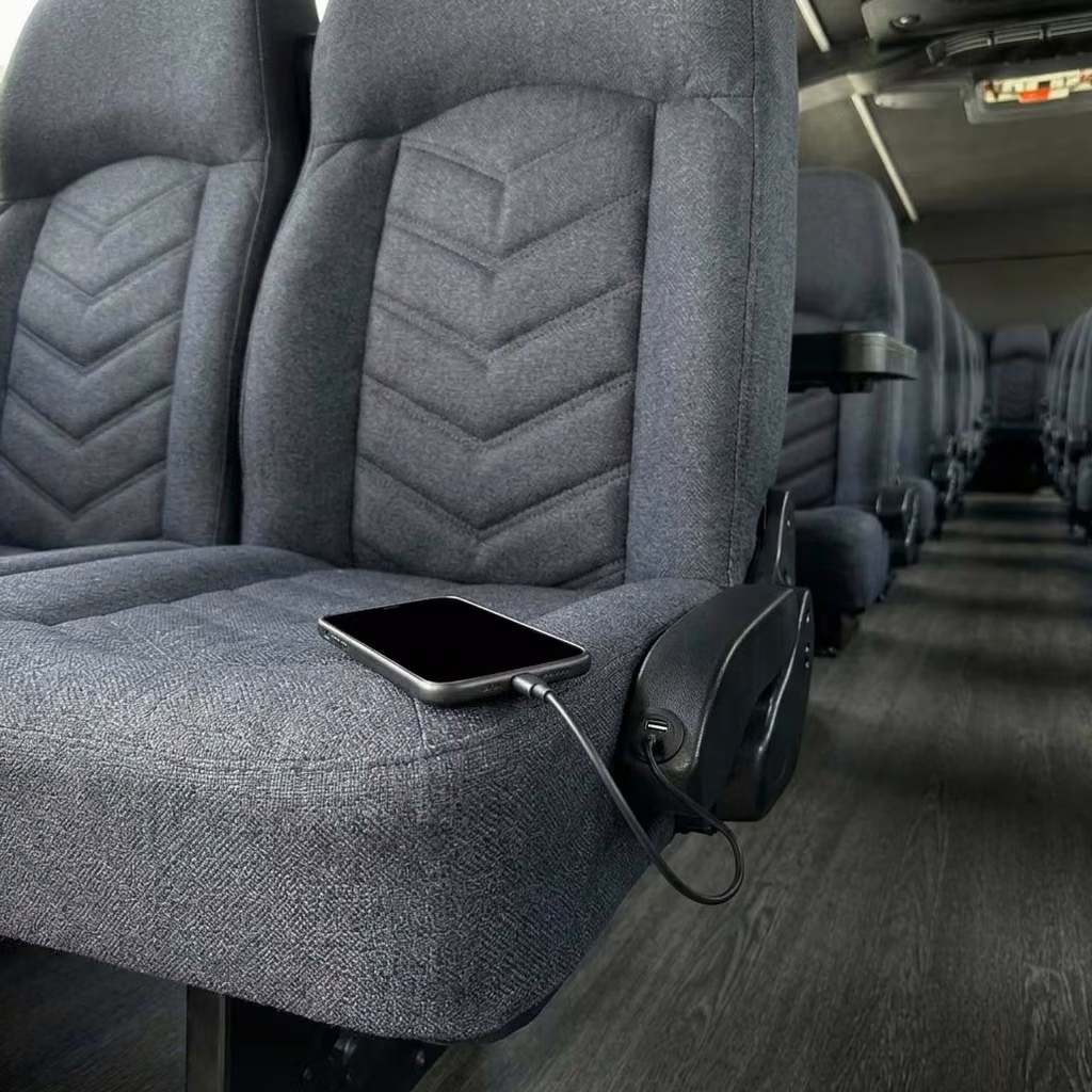 estero 25 passenger minibus usb charging