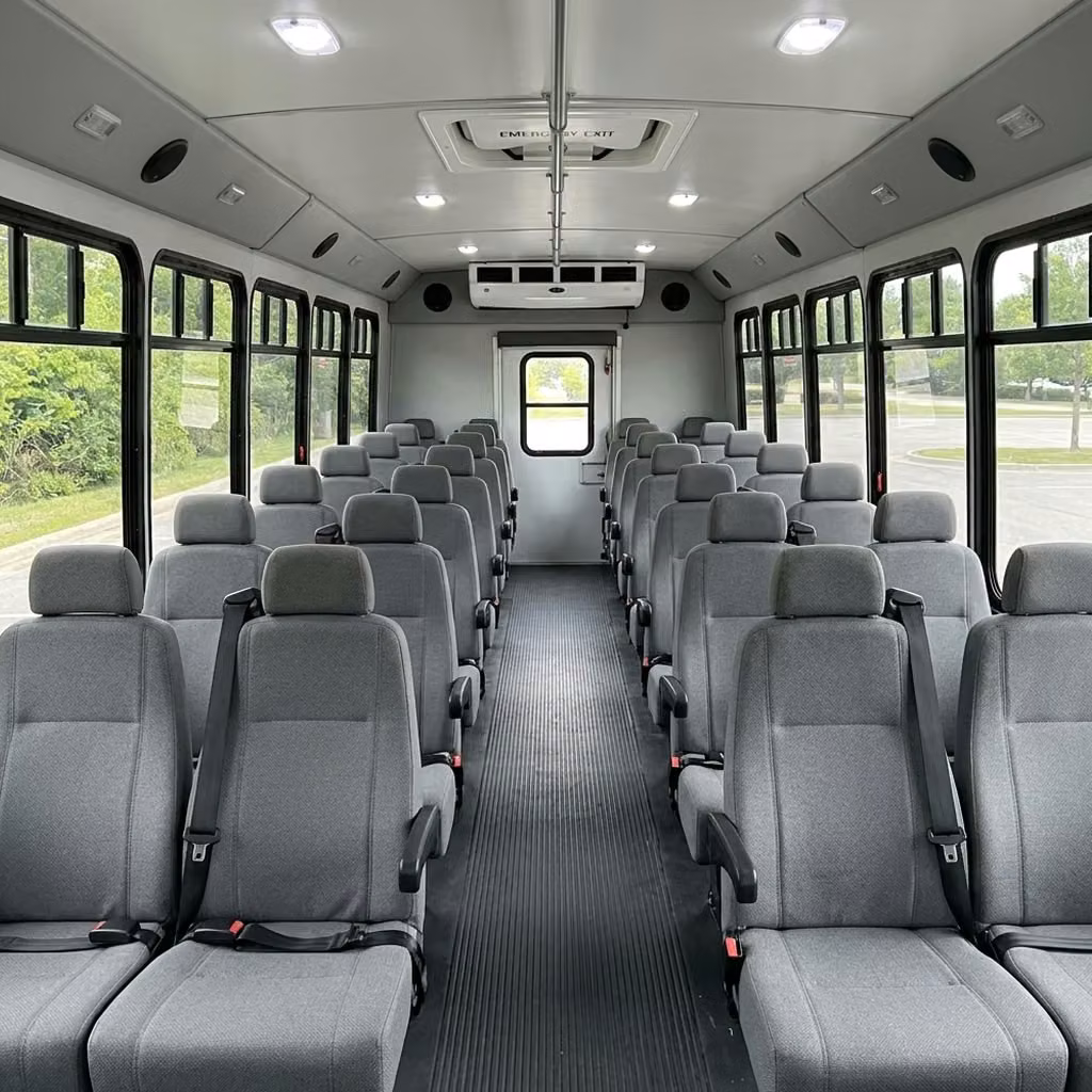 estero 30 passenger minibus seating
