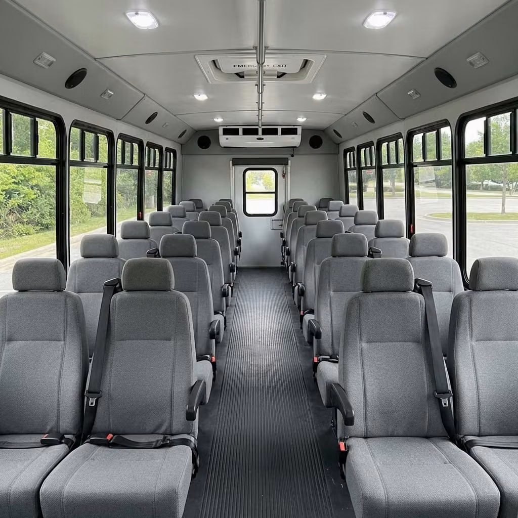 estero 35 passenger minibus seating