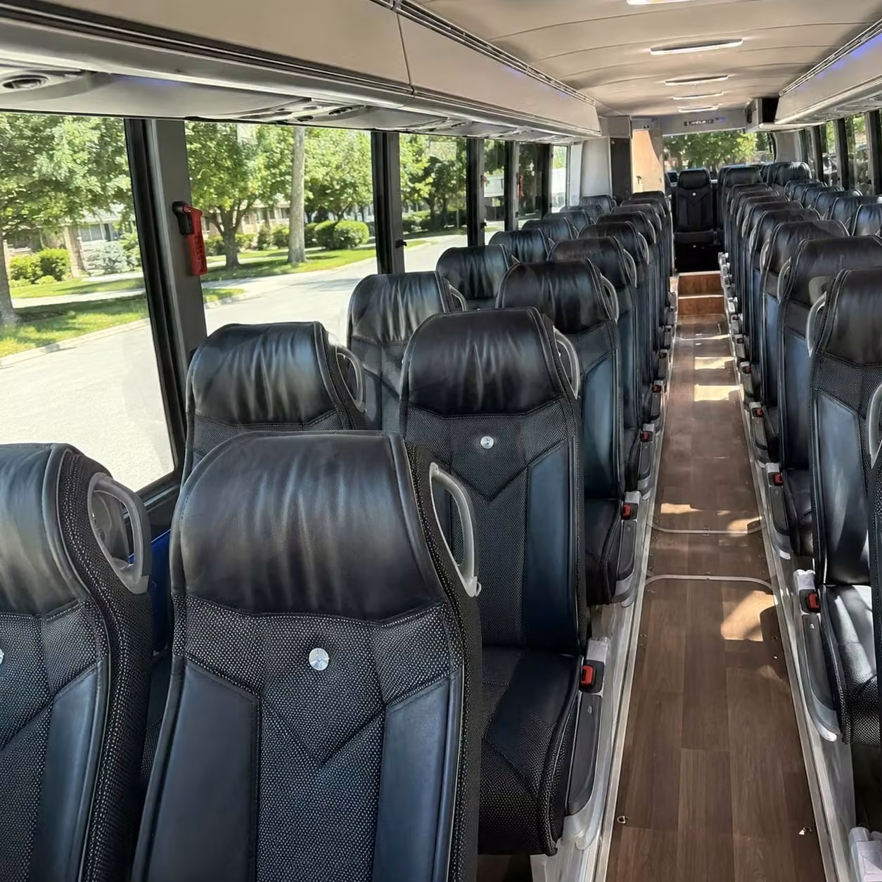estero charter bus interior 3