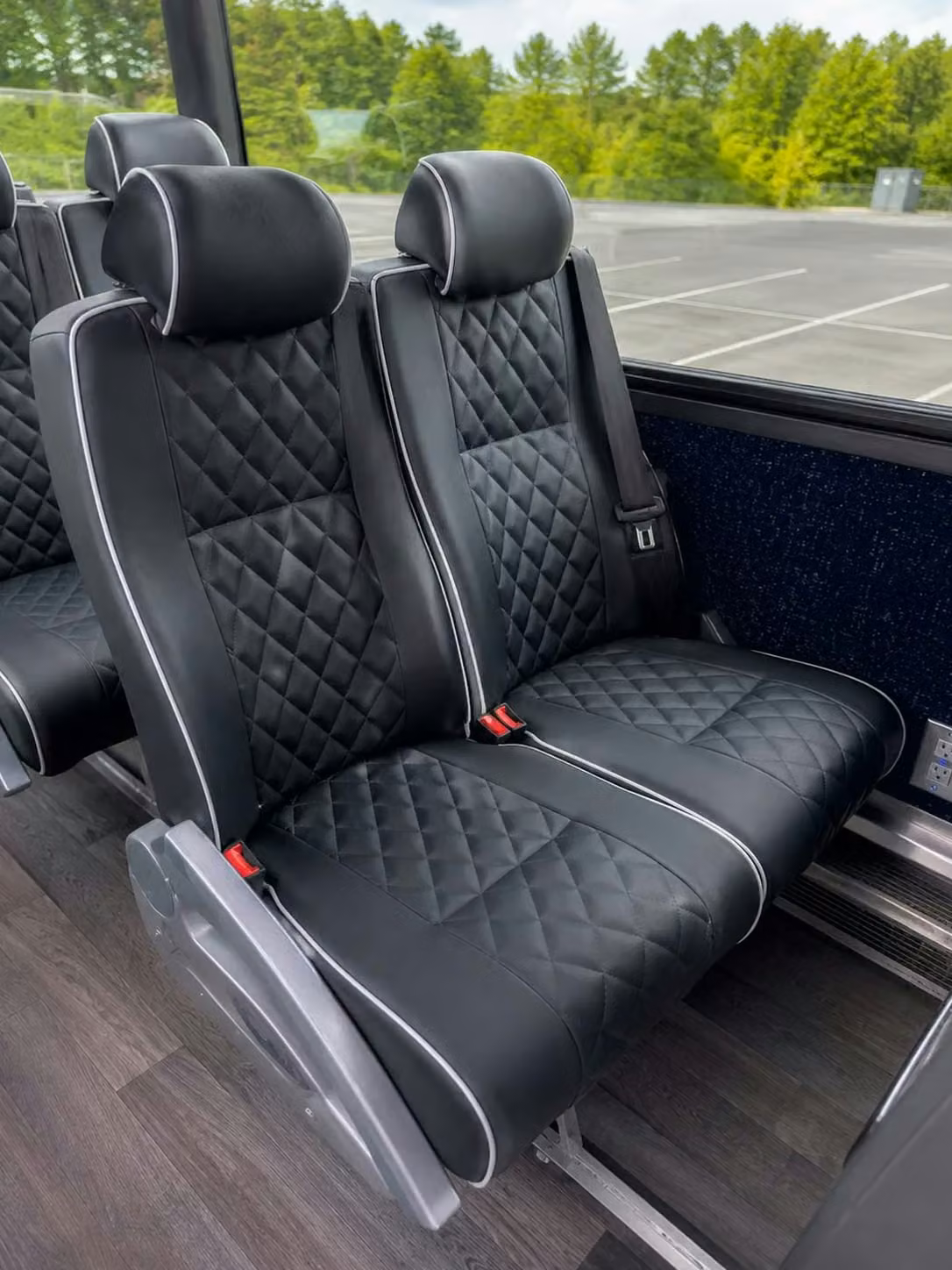estero charter bus reclining seats