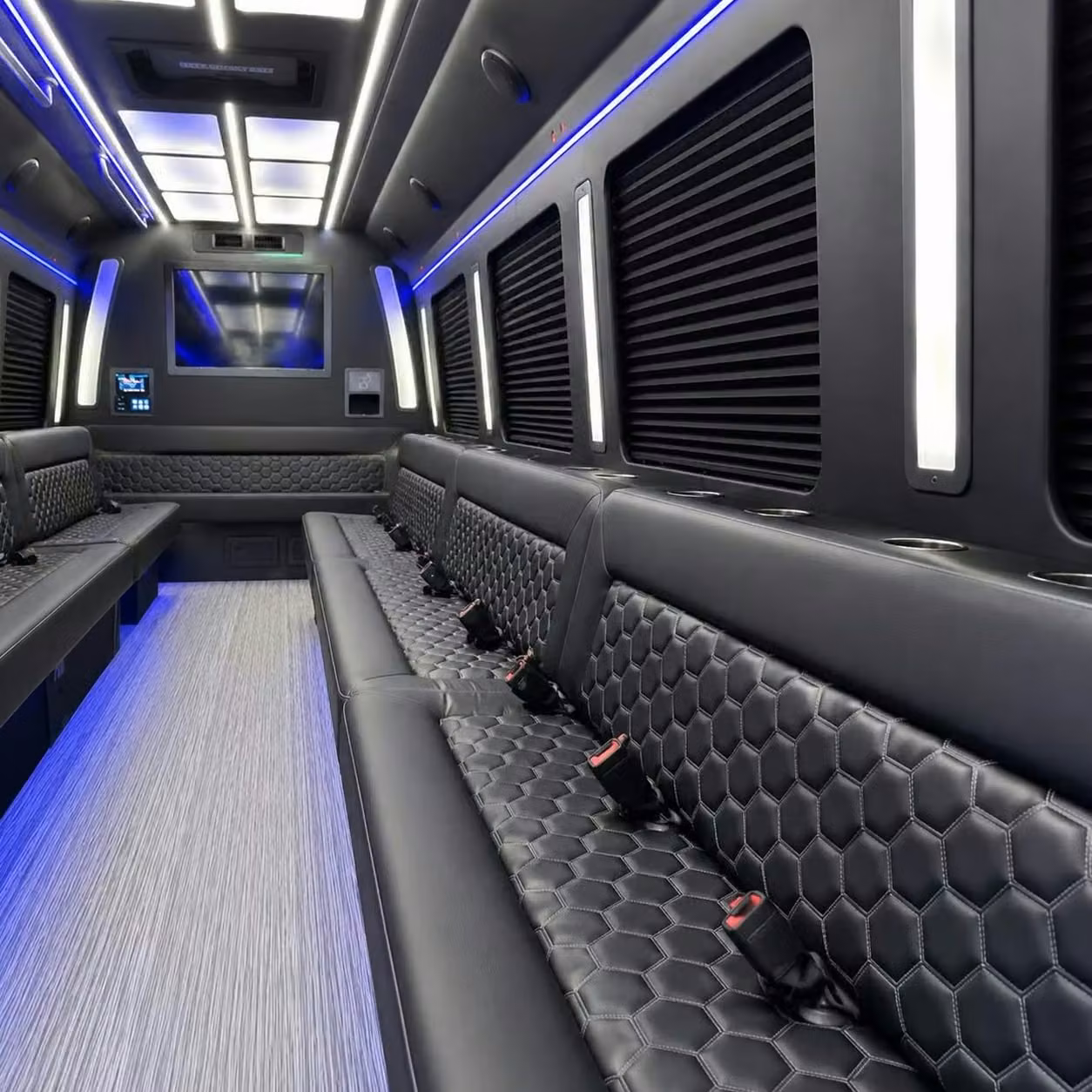 estero party bus party lighting