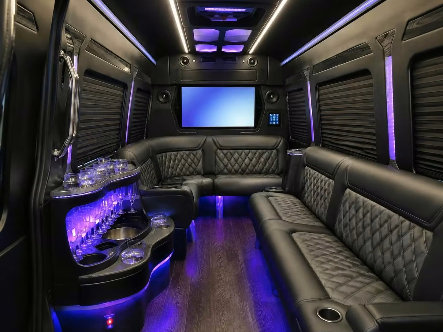 estero party bus smart tvs