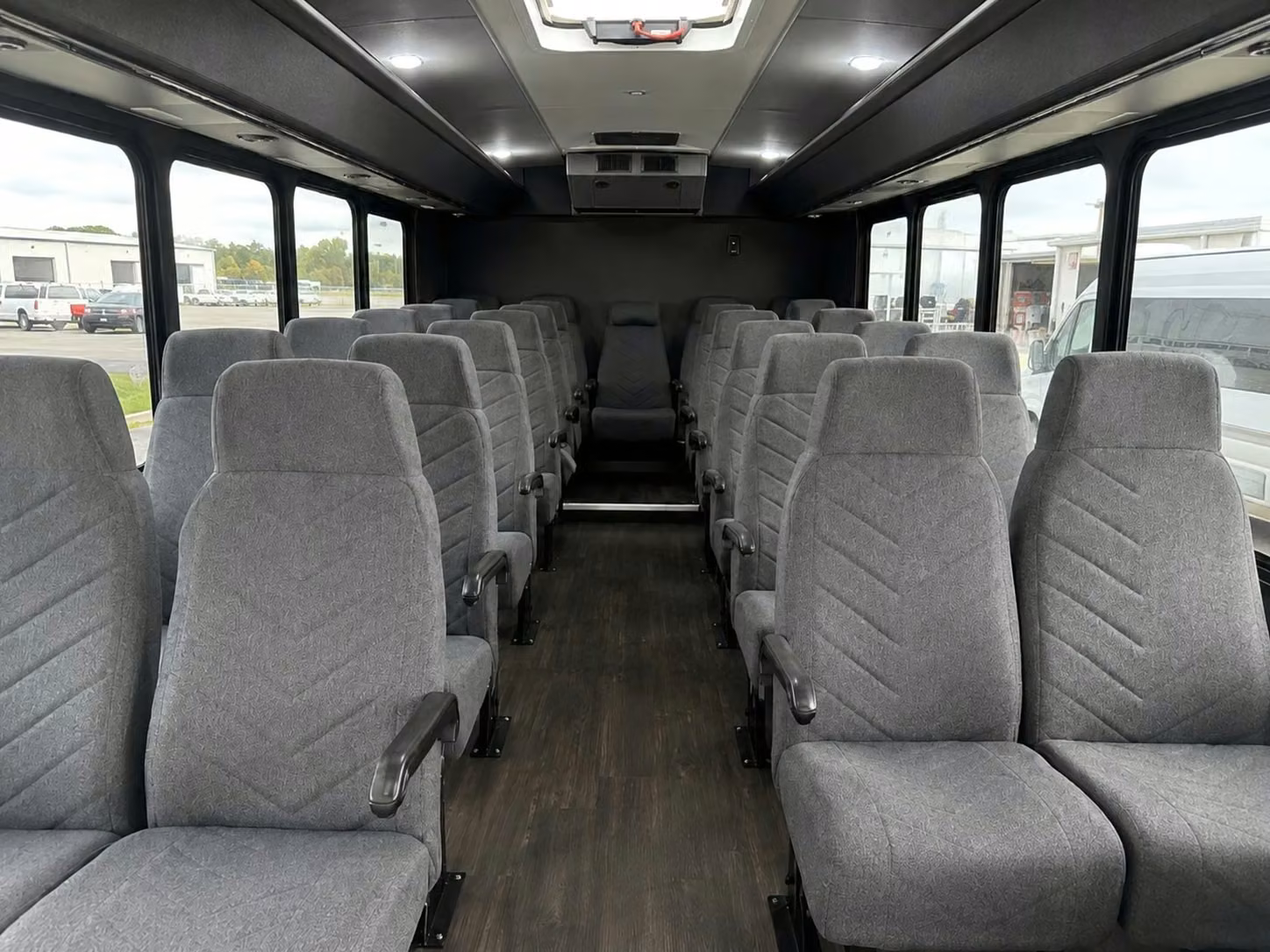 15 passenger minibus interior