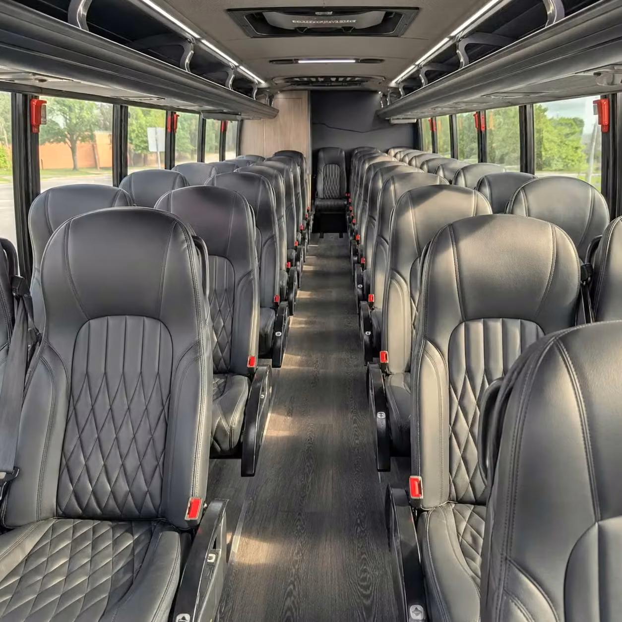 30 passenger minibus interior